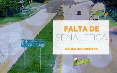 Falta de SEÑALETICA causa accidentes