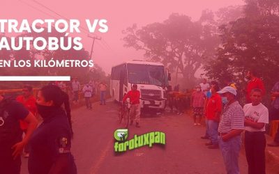 CHOCA TRACTOR VS AUTOBÚS EN PAÍSES BAJOS