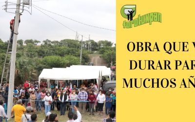 OBRA QUE VA DURAR PARA MUCHOS AÑOS