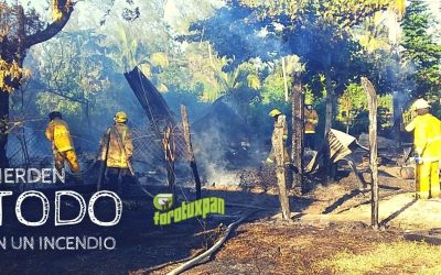 Pierden todo en un incendio