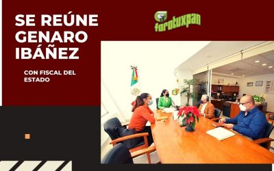 SE REÚNE EL DIPUTADO GENARO IBÁÑEZ CON FISCAL GENERAL DEL ESTADO