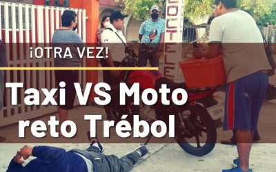 TAXI vs MOTO reto Trébol