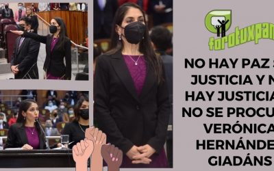 No hay paz sin justicia y no hay justicia si no se procura: Verónica Hernández Giadáns