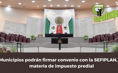 Municipios podrán firmar convenio con la SEFIPLAN, en materia de impuesto predial