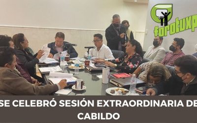 SE CELEBRÓ SESIÓN EXTRAORDINARIA DE CABILDO