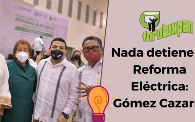 Nada detiene la Reforma Eléctrica: Gómez Cazarín