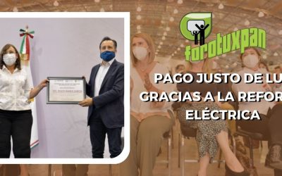Pago justo de luz gracias a la Reforma Eléctrica