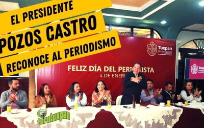 Presidente POZOS CASTRO reconoce al periodismo