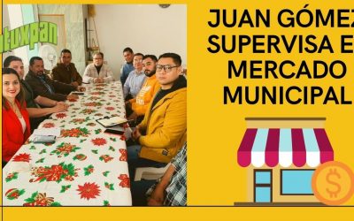 Juan Gómez supervisa el Mercado Municipal