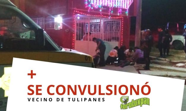 SE CONVULSIONÓ VECINO DE INFONAVIT TULIPANES