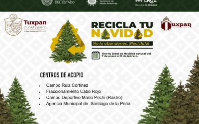 Inicia Campaña “Recicla tu Navidad 2022”