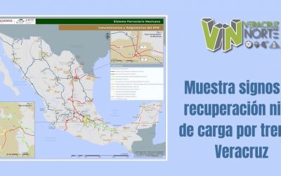 Muestra signos de recuperación nivel de carga por tren en Veracruz