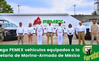 Entrega PEMEX vehículos equipados a la Secretaría de Marina-Armada de México