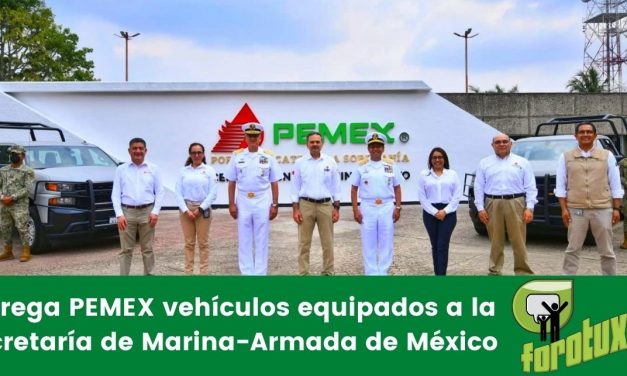 Entrega PEMEX vehículos equipados a la Secretaría de Marina-Armada de México