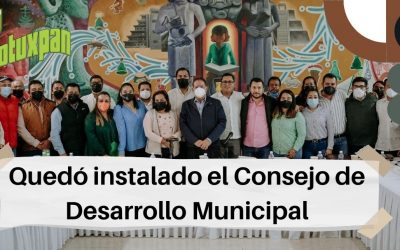 Quedó instalado el Consejo de Desarrollo Municipal