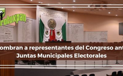 Nombran a representantes del Congreso ante Juntas Municipales Electorales