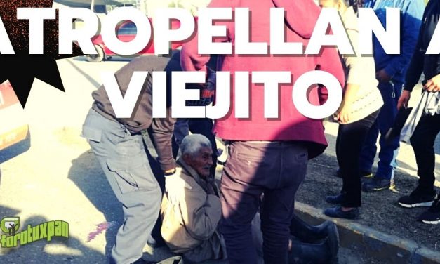 Atropellan a Viejito