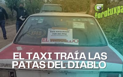 El TAXI traía las PATAS DEL DIABLO