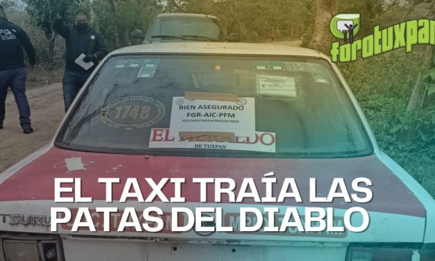 El TAXI traía las PATAS DEL DIABLO