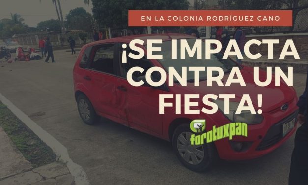 ¡SE IMPACTA CONTRA UN FIESTA!