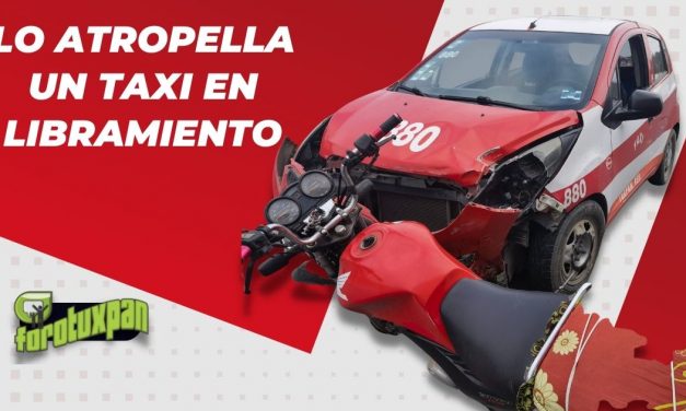 Lo atropella Taxi frente a la PEPSI