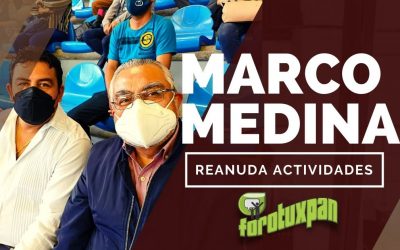 Marco Medina reanuda actividades