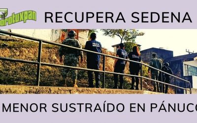 Recupera la SEDENA a menor sustraído en Pánuco