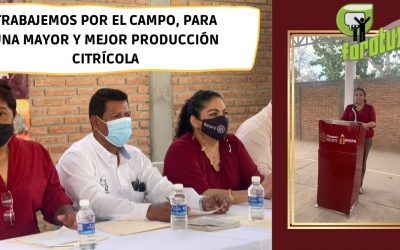 TRABAJEMOS POR EL CAMPO, PARA UNA MAYOR Y MEJOR PRODUCCIÓN CITRÍCOLA