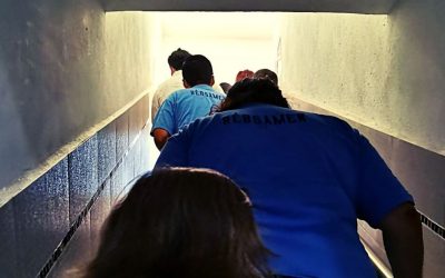 Protestan profesores de la Rébsamen