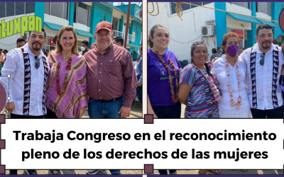 Trabaja Congreso en el reconocimiento pleno de los derechos de las mujeres