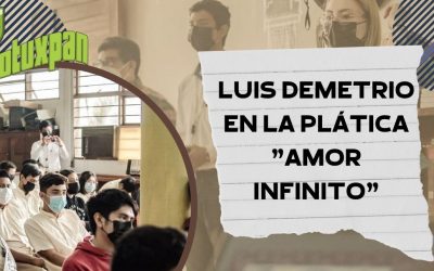 Luis Demetrio en la plática «Amor infinito»