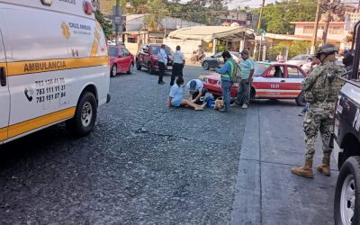 La atropellan frente al Edificio los Gil