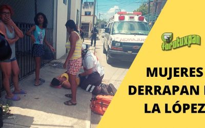 Mujeres derrapan en la López