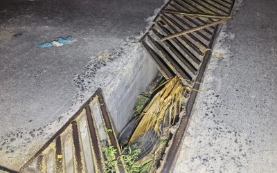 Trampa causa accidente en La Calzada: Dos lesionados