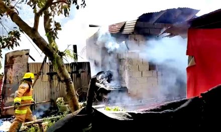 Se incendió la casa de la Señora Ana Luisa, en la Anáhuac