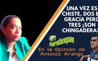 Una vez es chiste, dos es gracia pero tres son CHINGADERAS