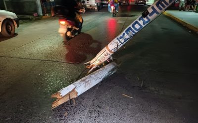 Escandaloso CHOQUE en el centro