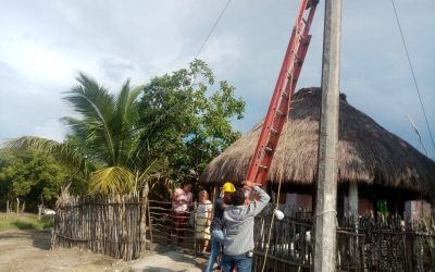 Tamiahua: Nueva luminaria y mantenimiento de focos a lámparas en Tantalamos