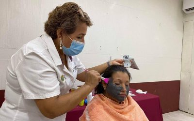 Tamiahua: ICATVER impartió una «Muestra de Cuidados Faciales y Corporales»