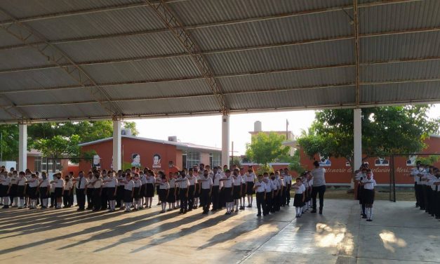 Tamiahua: Inauguración del ciclo escolar 2022-2023 en la primaria Jesús Pérez Montiel