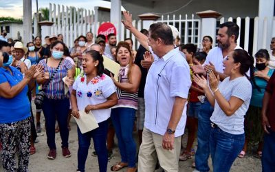 Inicia la pavimentación de la calle Ejido, de la colonia Nacional en Tuxpan