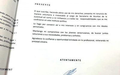 Renuncia Raúl Cobos Salas al Verde