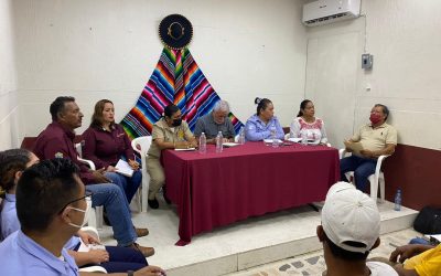 Tamiahua: Reunión con prestadores de Servicios Turísticos de embarcaciones, Capitanía de Puerto, CONANP y SADER
