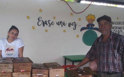 Tamiahua: Entrega de desayunos fríos escolares en diferentes comunidades