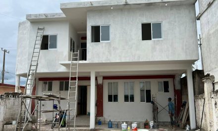 Tamiahua: A unos días de finalizar la construcción de oficinas para el DIF municipal