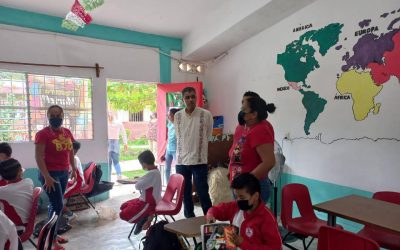 Tamiahua: Apoyo con desayunos calientes en escuela primaria «Benito Juárez García»