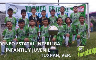 Tuxpan campeón en torneo Estatal de fútbol.