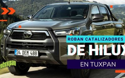 Roban CATALIZADORES de TOYOTA en Tuxpan