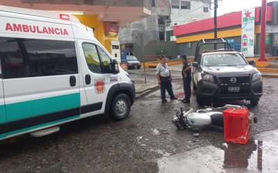 Se pasa el ALTO en Allende y provoca choque