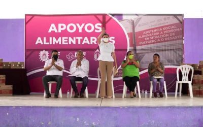 Entrega DIF Tuxpan apoyos alimentarios para diversas localidades del municipio